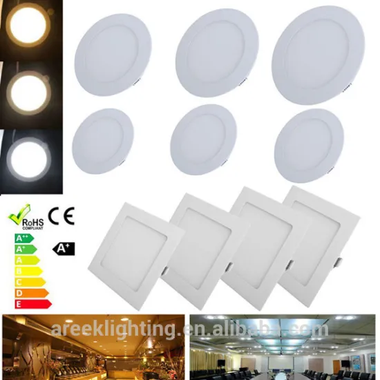 square roundd ultra thin led panel light mordern recessed ceiling light 24w