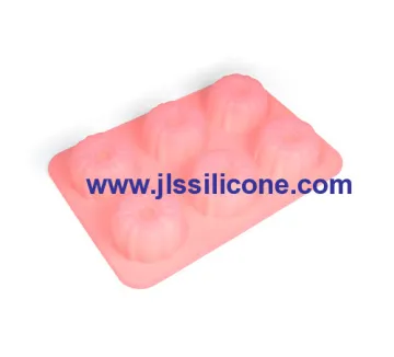 6 Cavity Mini Bundt Silicone Bakeware Pan Molds 