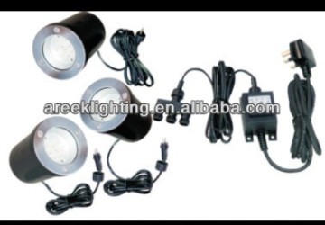 stainless steel inground deck light kit with driver