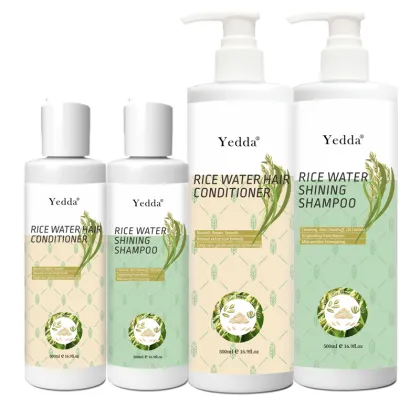Private Label Rice Water Repair Hair Shampoo and Conditioner