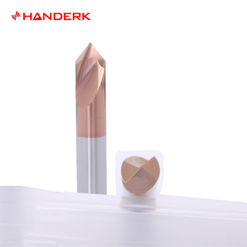 Customized HRC55/65/75 Center Drilling Bit with 2/4 Flute Tungsten Carbide for CNC Cutting Tools