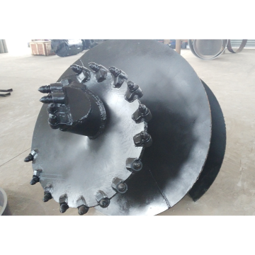 Customized Single-Screw Bullet Teeth Rock Auger for Foundation Breaking Hydraulic Drilling Machine