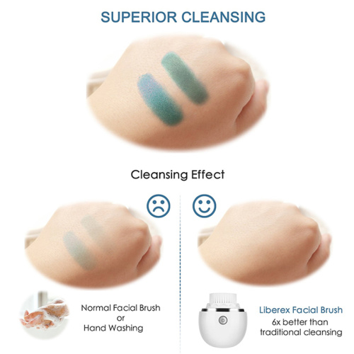 Egg sonic vibrating facial cleansing brush