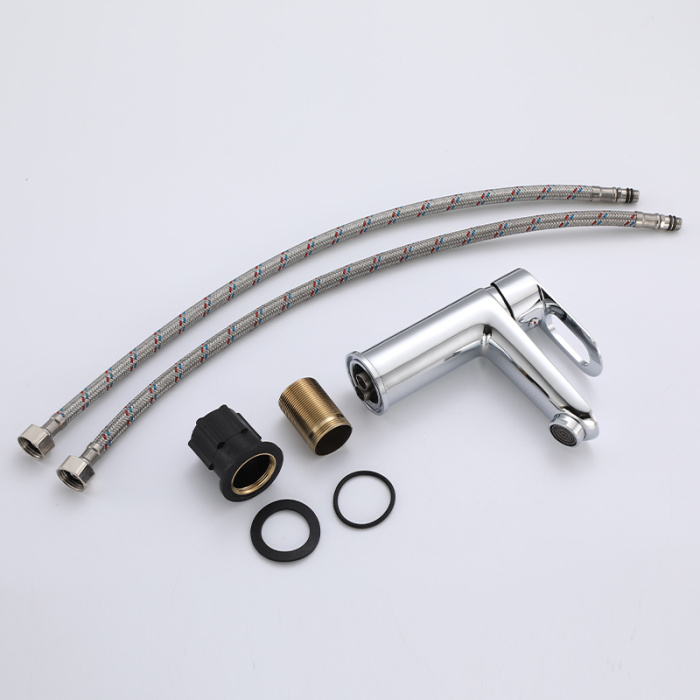 Single Hole Electroplated Basin Mixer