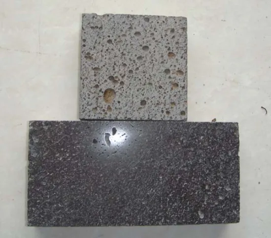 Volcanic lava stone flooring tiles