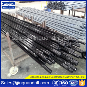 Alibaba high quality atlas copco extension rod drill rod steel sizes , 1 inch drill rod for sale