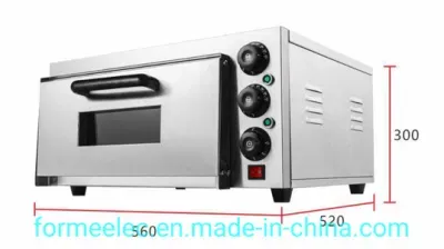 4.4kw Electric Oven Commercial Pizza Oven 1 Deck 1 Tray Burger Cake Bread Baking Oven