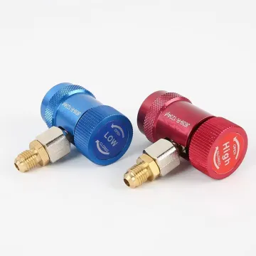 Customizable Auto AC Coupler Adapters R1234YF/R134A for Land Rover Jaguars