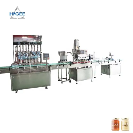 Automatic Honey Filling Machine for Glass Jars and PET Bottles