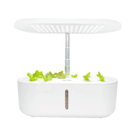 Intelligent Hydroponics System with 10 Pods and Full Spectrum LED Grow Lights