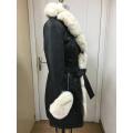 Casaco Preto Pelúcia Faux Fur