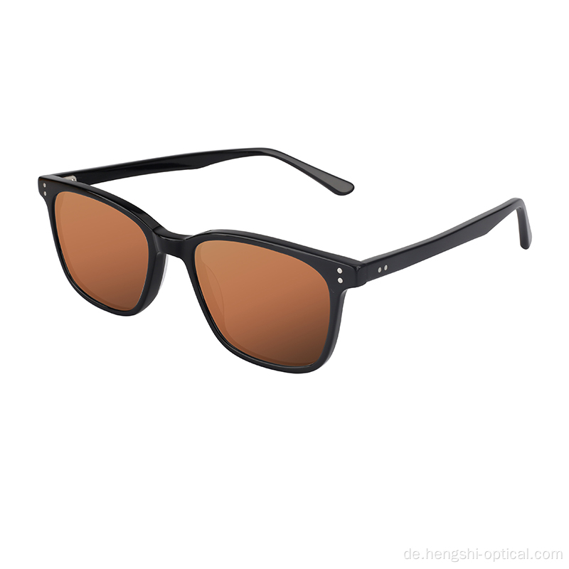 Hochwertige handgefertigte Acetat -Sonnenbrille Rahmen für Männer und Frauen