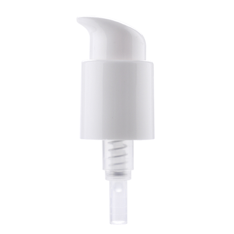 24/410 white cosmetic bottle cream pump dispensers