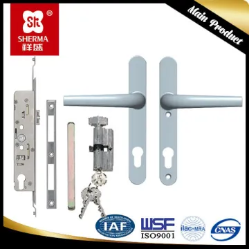 Lowest price aluminum door handle with lock