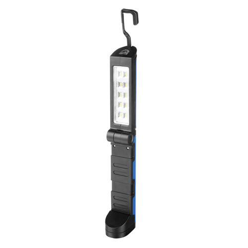 Foldable LED work light with dual beam