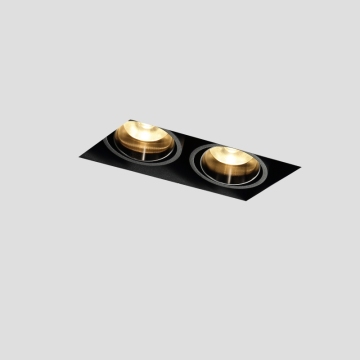 Modern High Quality Aluminum White Indoor LED Grille Light 2*12W