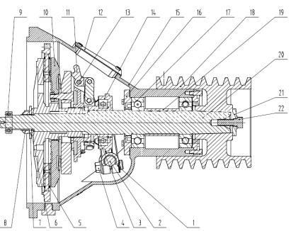 main clutch structure