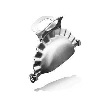 Stainless Steel Dumpling Molds - Pasta Making Tool with Pinched Pattern