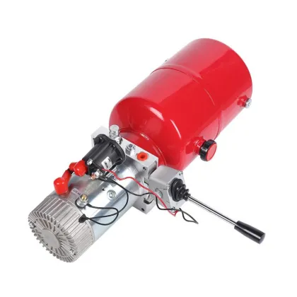 Dc single action manual control hydraulic power unit