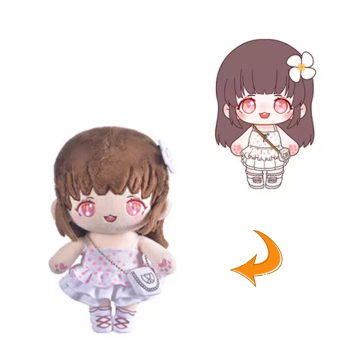 Custom Low MOQ Plush Keychains and Kpop Dolls with Clothes (10-30 cm)