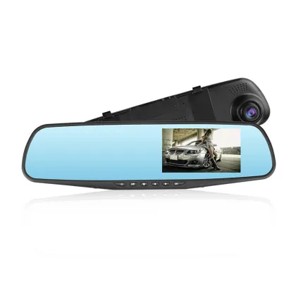 4.3" Rearview Mirror Dual Lens DVR Camera - 1080P Car Dash Cam