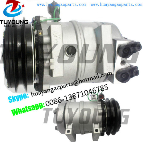 DKS-15CH auto ac compressor for Komatsu Hitachi excavator 2039796831 50601171441F Z0010951A002F 506211-6502 TW506211-6