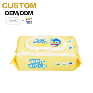 Genitori Scelta 80 PC usa e getta al 100% igiene di bambù aloe vera baby wepe wipes