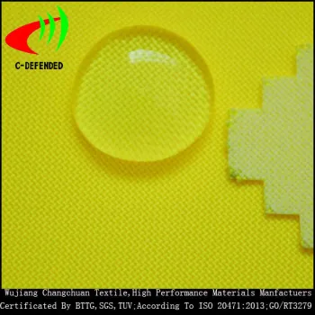 100 polyester light reflecting oxford fabric fluorescent yellow fabric for workwear