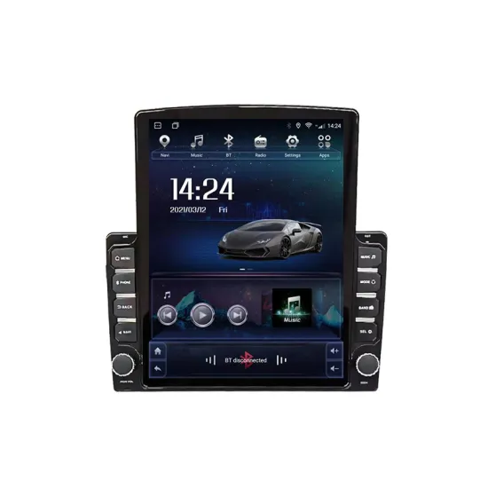 2 DIN Android Car Stereo with 9.7 inch Portrait GPS Touch Screen