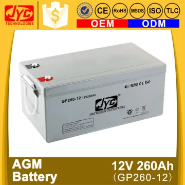 Sufficient capacity 12v 260ah agm battery