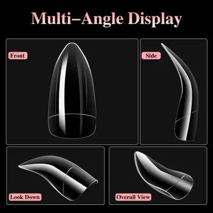 Hotsale Artificial Fingernails 100 pcs: Eagle Claw Half Cover False Nails