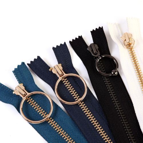 Hot sale multiform brass zipper slider for clothing