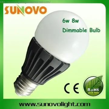 Plastic Shell 8W LED Bulb