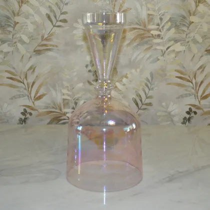 HF Light Pink Cosmic Light Quartz Crystal Singing Bowl