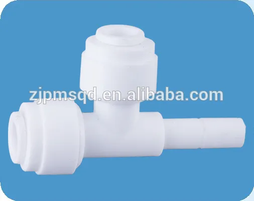 Plug-in reducer tee quick connect water fittings,quick fitting,plastic water fitting