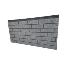 Painéis de parede de arenito moderno com design de articulação preta