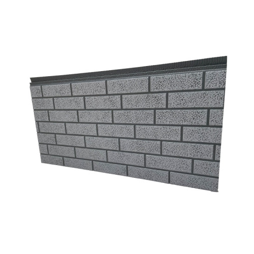 Modern SandstoneGray Wall Panels with Black Joint Design