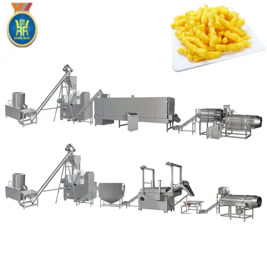 2016 food grade stainless steel kurkure food making machine/plant/process line