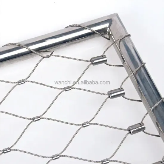 316L Ferruled Stainless Steel Rope Mesh for Zoo Fencing