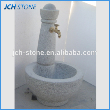 Natural stone outdoor sink for garden decoration