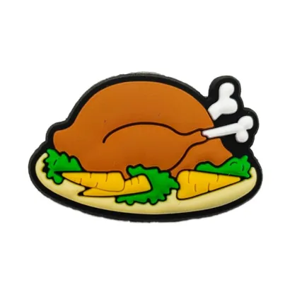 Golden Autumn Thanksgiving PVC Sneaker Charms & Laces