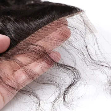 Cheap Price Swiss Lace Frontal 13x4 With Baby Hair Pre Plucked Body Wave Cuticle Aligned Brazilian Virgin Hair Closure Frontal