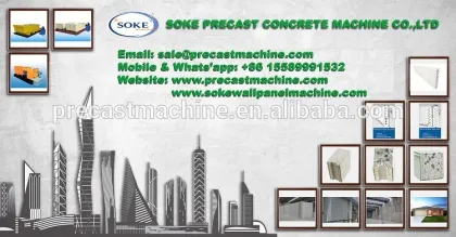 Construction machines cement slab equipment for modular homes
