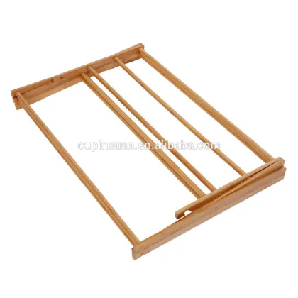 Folding Clothes Drying Rack/Clothes Rack/Living Room Bamboo Furniture/Homex_FSC/BSCI