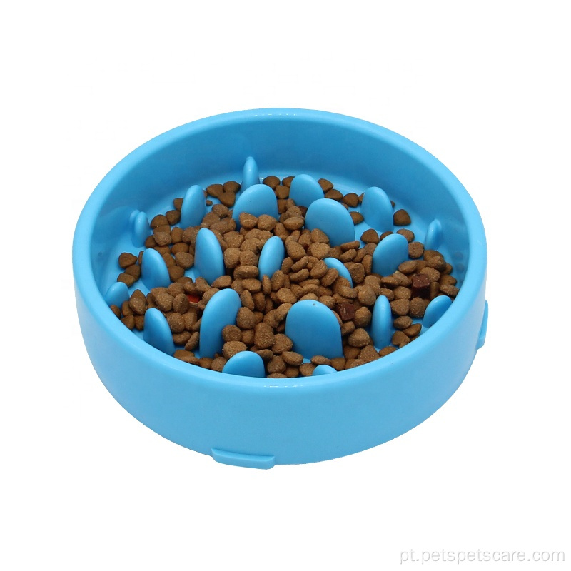 Slip Platpl Plastic Slower Pet Dog Food Bowl