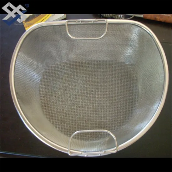 China factory wholesale stainless steel water filter basket with ISO9001 certificate