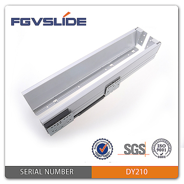 DY210 kitchen auto closing metal blum tandem drawer slides