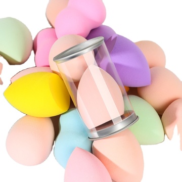 Makeup Factory Beauty: A Variety of Non-Latex Cosmetics - Explore 23 Colorful Teardrop Makeup Sponges in Pink, Purple, Yellow, and Red