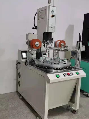 Sonic PP Soldering Multi-Station Rotary Table Auto Ultrasonic Polypropylene Welding Machine