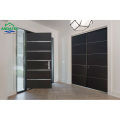 Modern Luxury Wooden Pivot Door with Hidden Slats for House Entrance